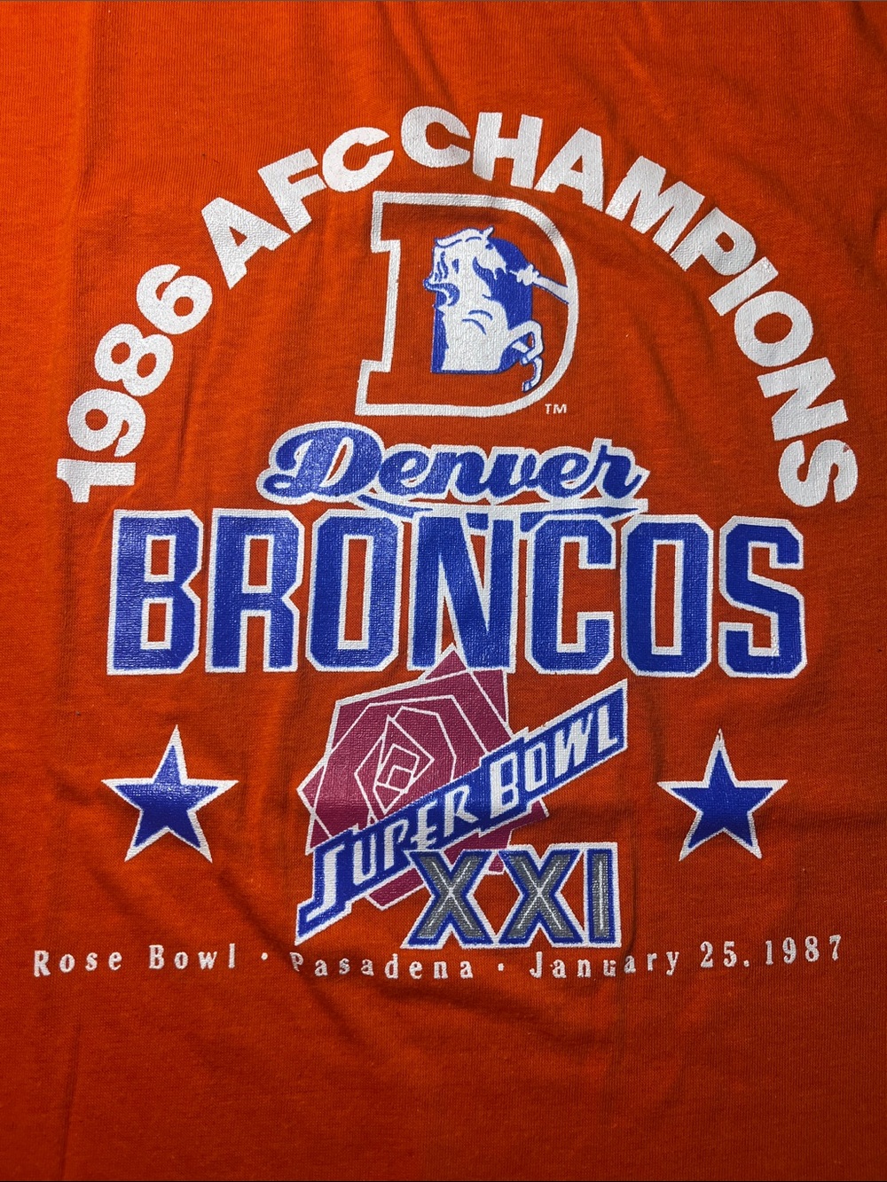 1986 AFC Champions Orange T-Shirt VINTAGE NEW WOT